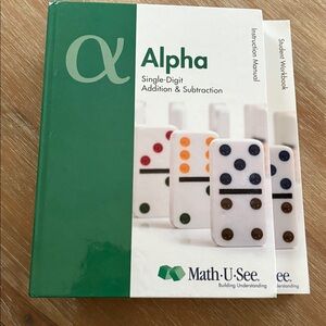 New Math U See Alpha Instruction Manual & Student Workbook